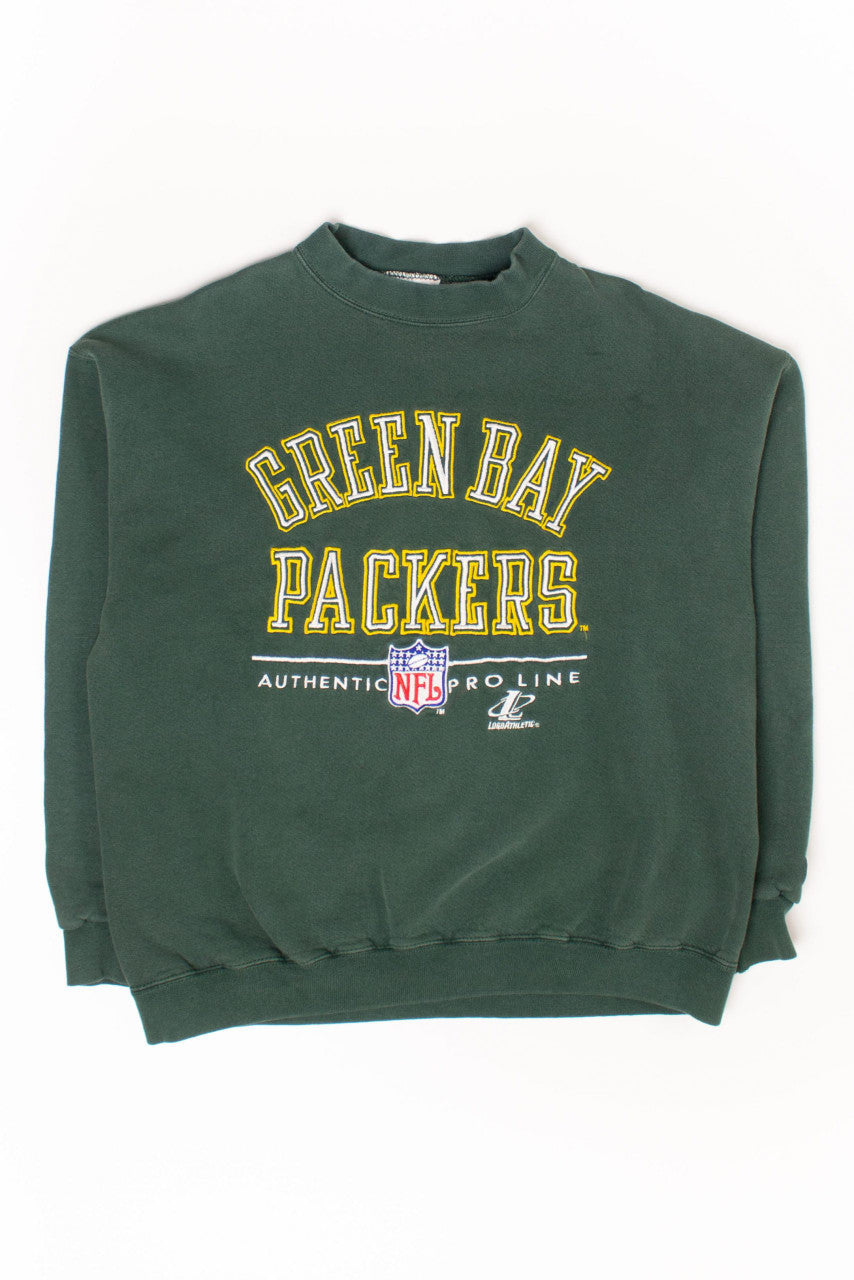 Vintage Embroidered Green Bay Packers Sweatshirt (1990s)