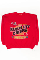 Vintage Kansas City Chiefs AFC West Champs Sweatshirt (1990s)