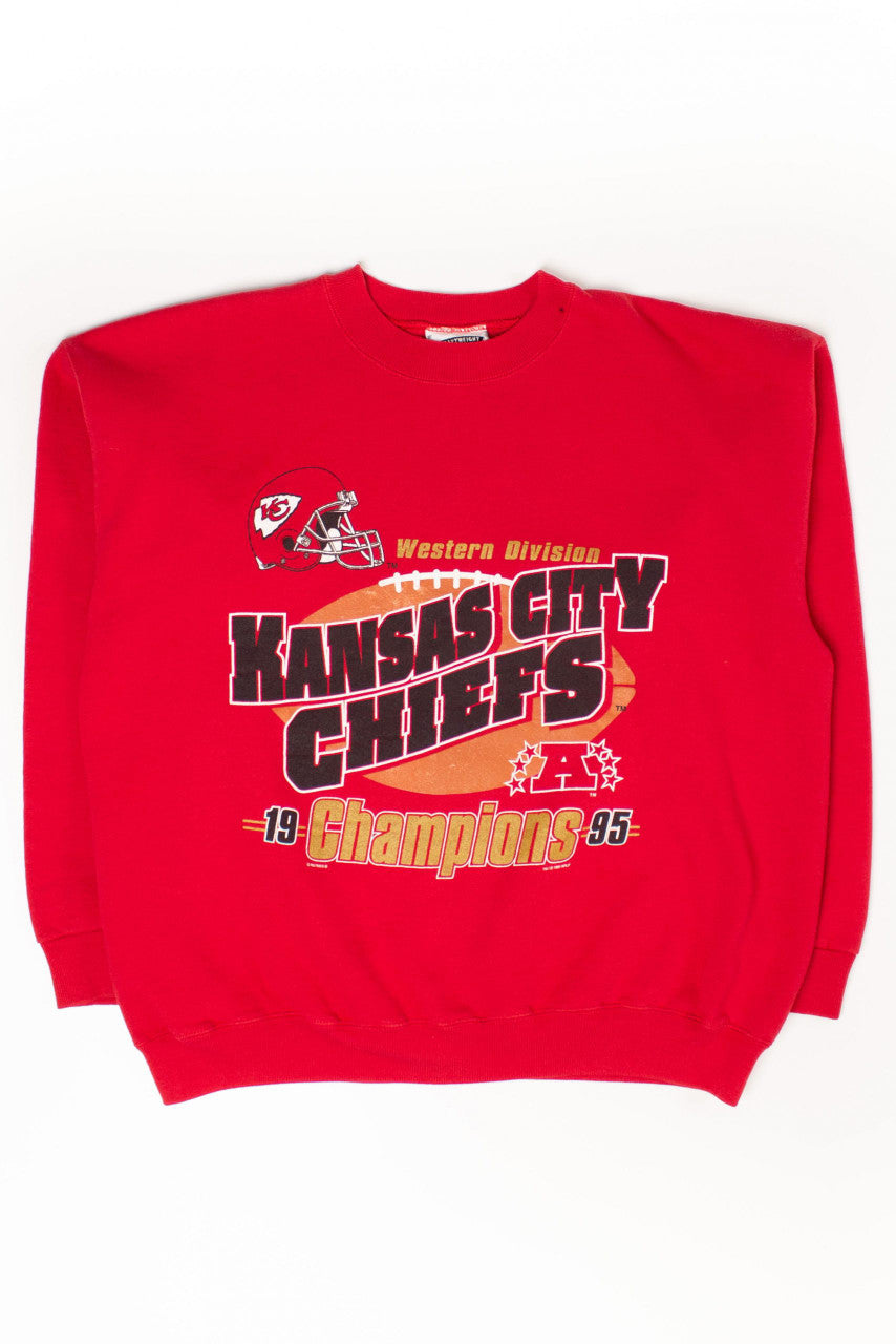 Vintage Kansas City Chiefs AFC West Champs Sweatshirt (1990s)