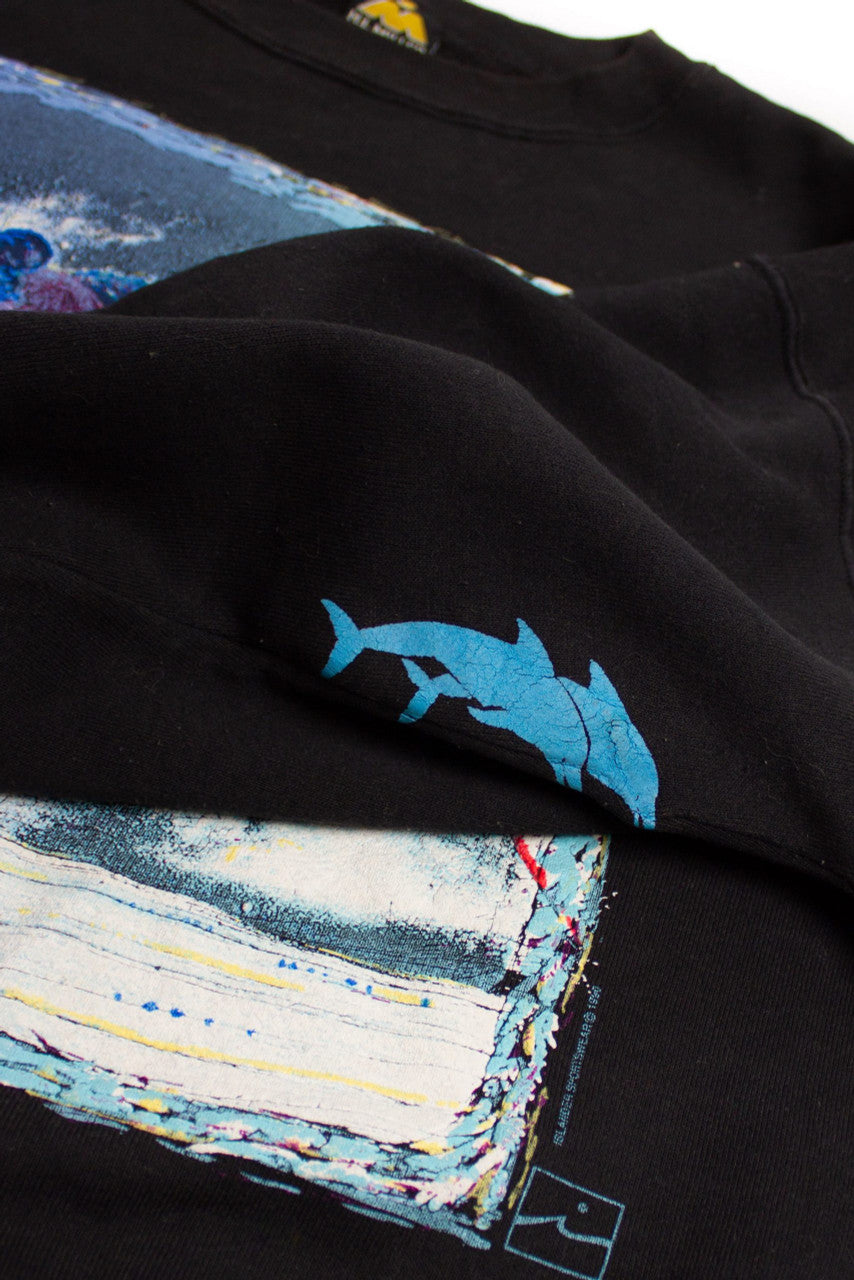 Vintage Vail, Colorado Skier Sweatshirt (1990)