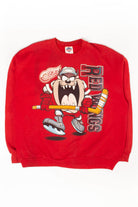 Vintage Detroit Red Wings Taz Sweatshirt (1990s)