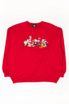 Vintage Embroidered Looney Tunes Cast Sweatshirt (1990s)