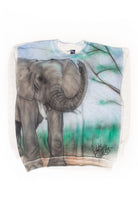 Vintage Airbrushed Elephant Lover Sweatshirt (1990s)