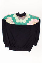 Vintage Quilted Shoulder Sweatshirt (1980s)