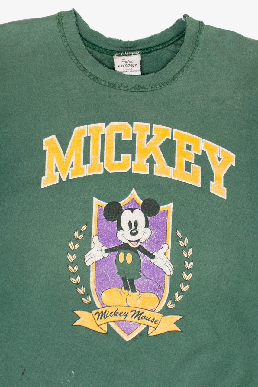 Vintage Mickey Mouse Crest Sweatshirt (1990s) 1