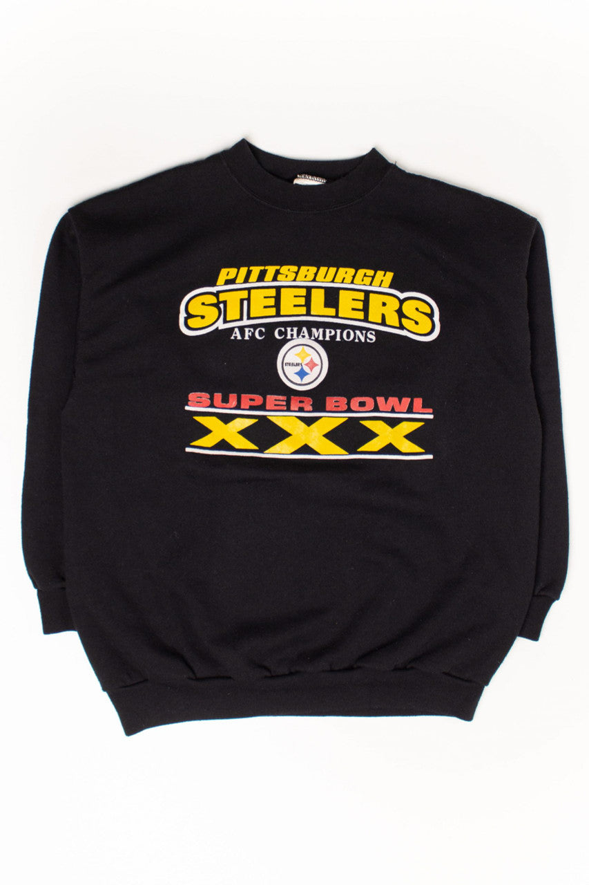 Vintage Pittsburgh Steelers Super Bowl XXX Sweatshirt (1996) 3