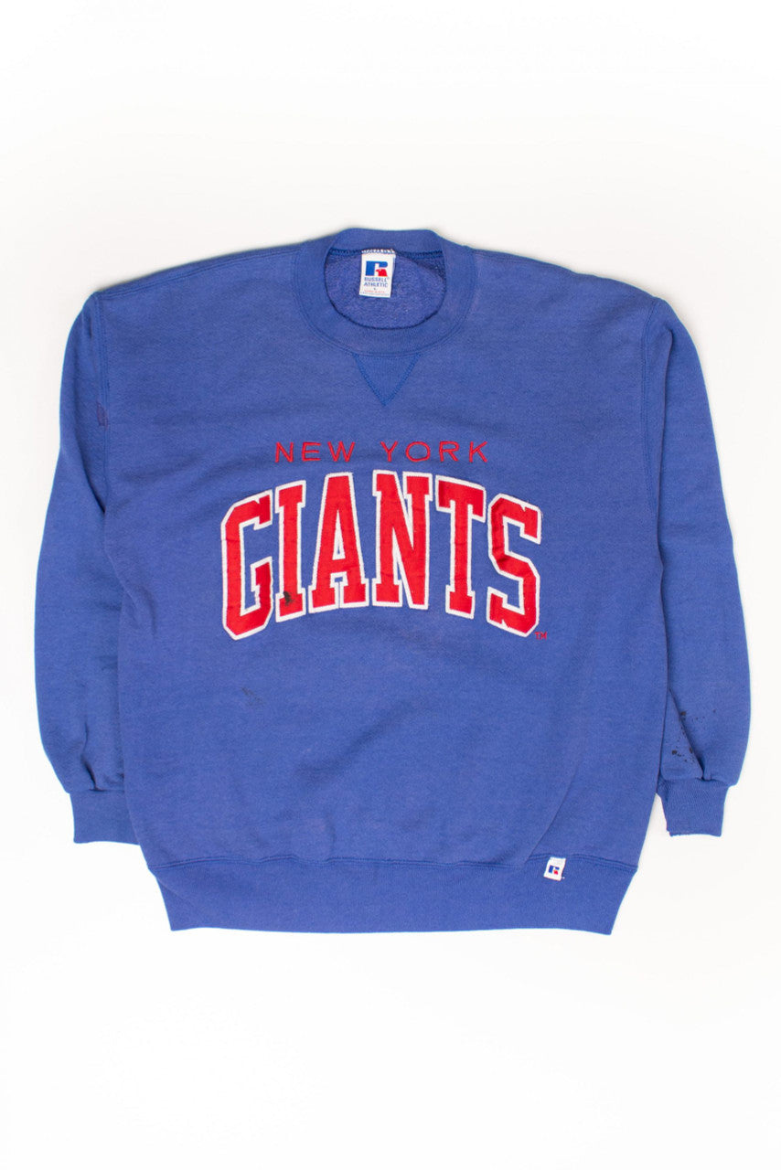 Vintage Embroidered New York Giants Sweatshirt (1990s)