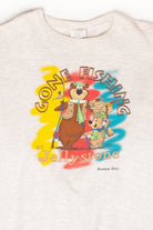 Vintage Gone Fishing At Jellystone Sweatshirt (1999)