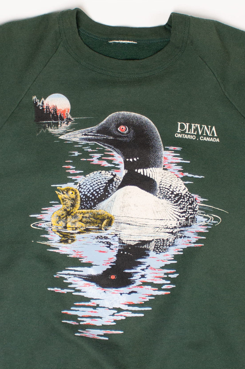 Vintage Plevna Ontario Loon Sweatshirt (1990s)