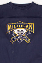 Vintage Michigan Wolverines Embroidered Sweatshirt (1990s)
