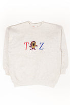 Vintage Embroidered Taz Sweatshirt (1990s)