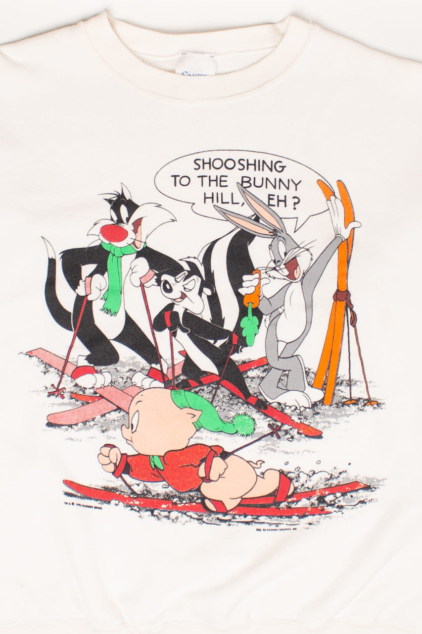 Vintage Looney Tunes Bunny Hill Sweatshirt (1993)