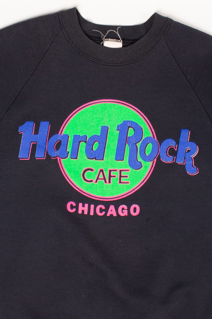 Vintage Hard Rock Cafe Chicago Bootleg Sweatshirt (1990s)