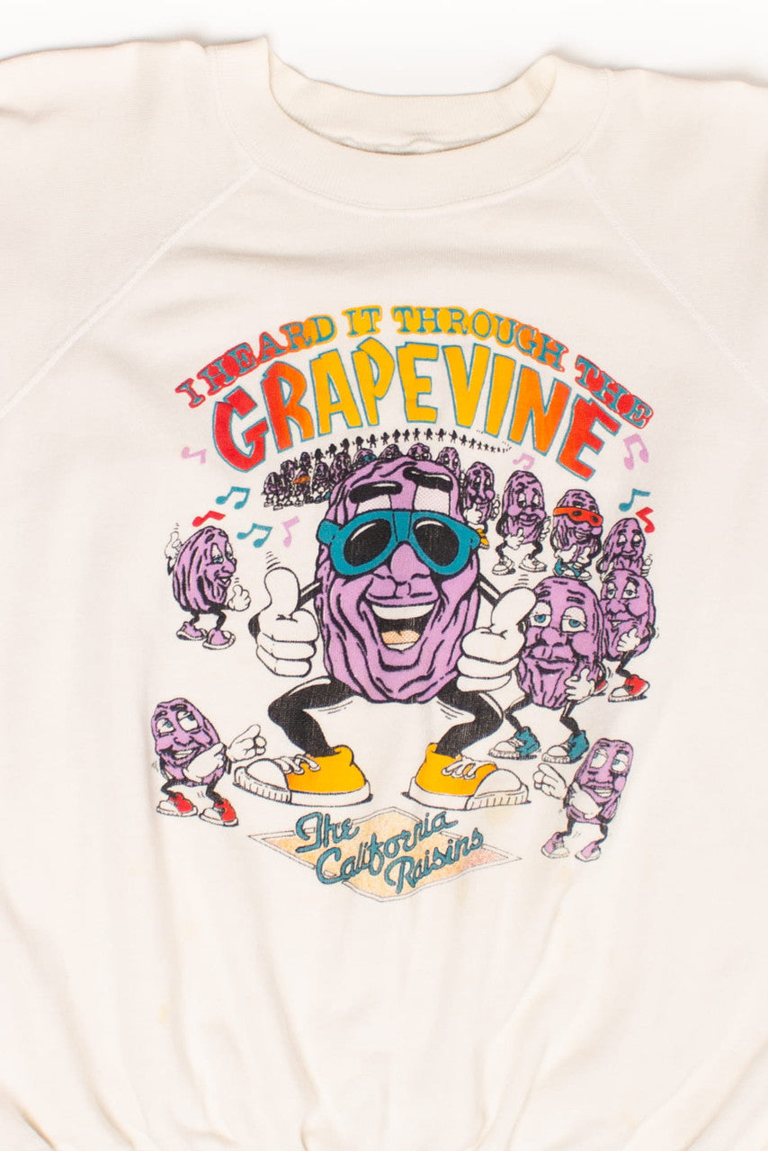 Vintage California Raisins Grapevine Sweatshirt (1980s)
