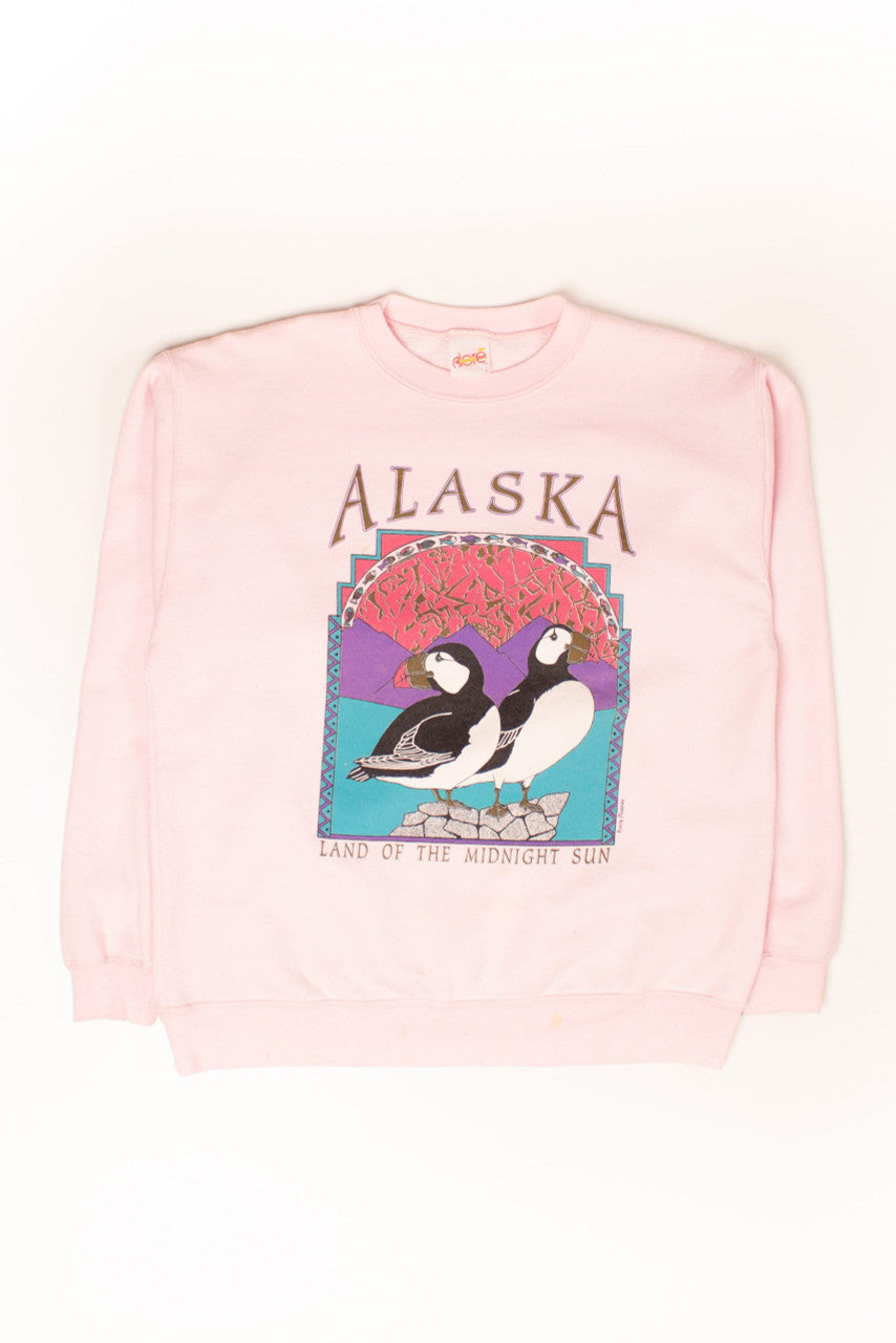 Vintage Alaska Puffins Sweatshirt (1990s)