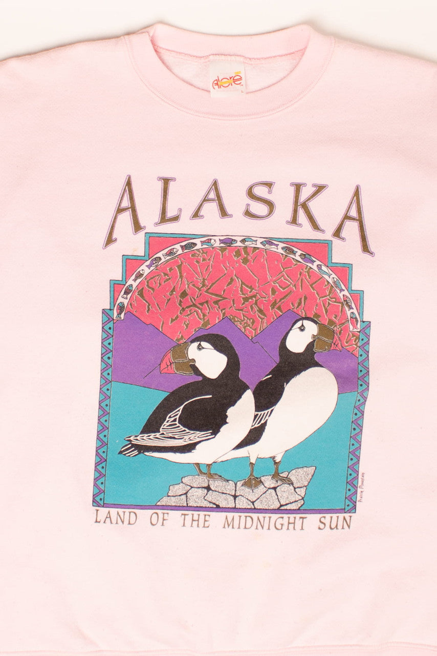Vintage Alaska Puffins Sweatshirt (1990s)