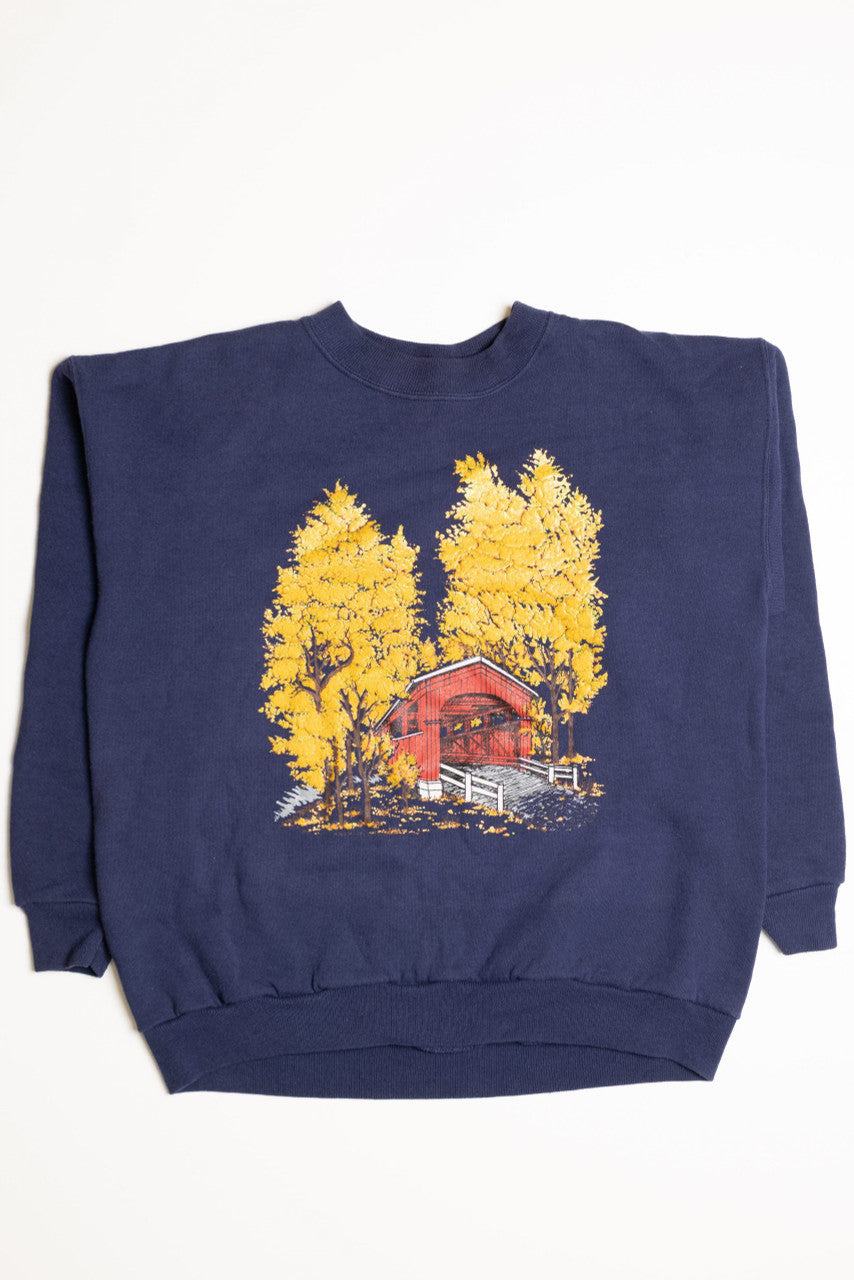 Autumn Covered Bridge Sweatshirt