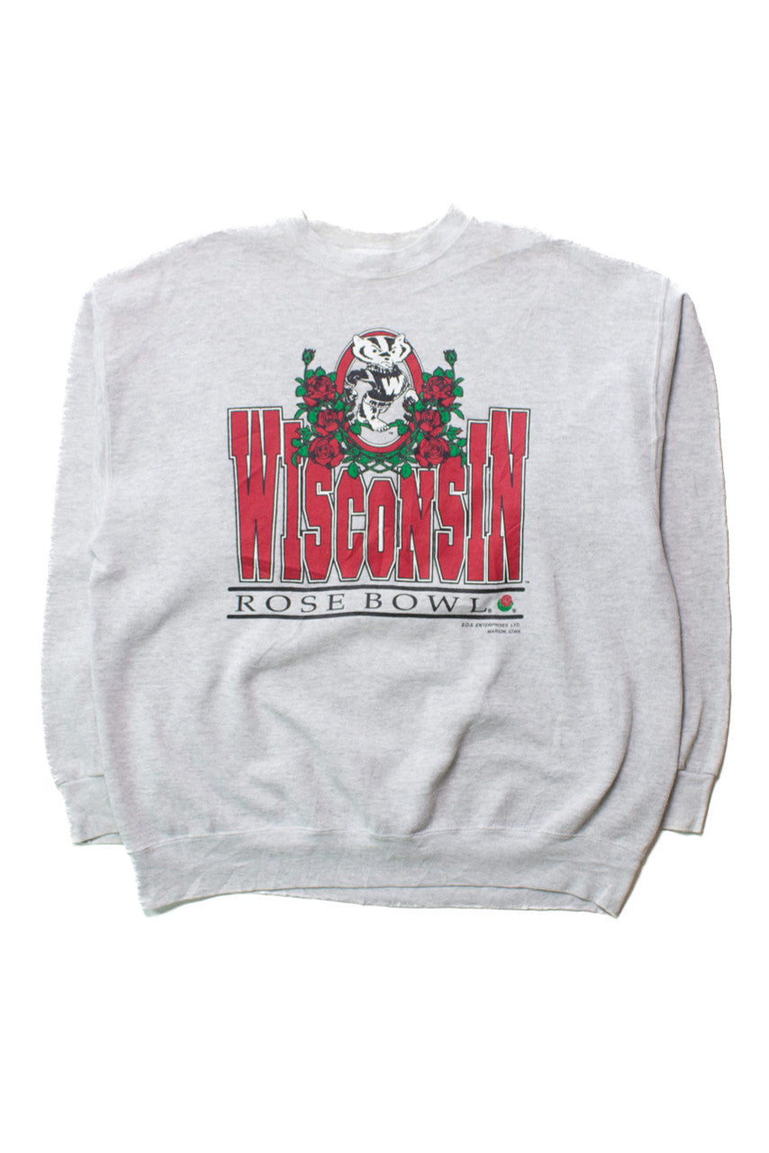 Vintage Wisconsin Rose Bowl Sweatshirt (1990s)