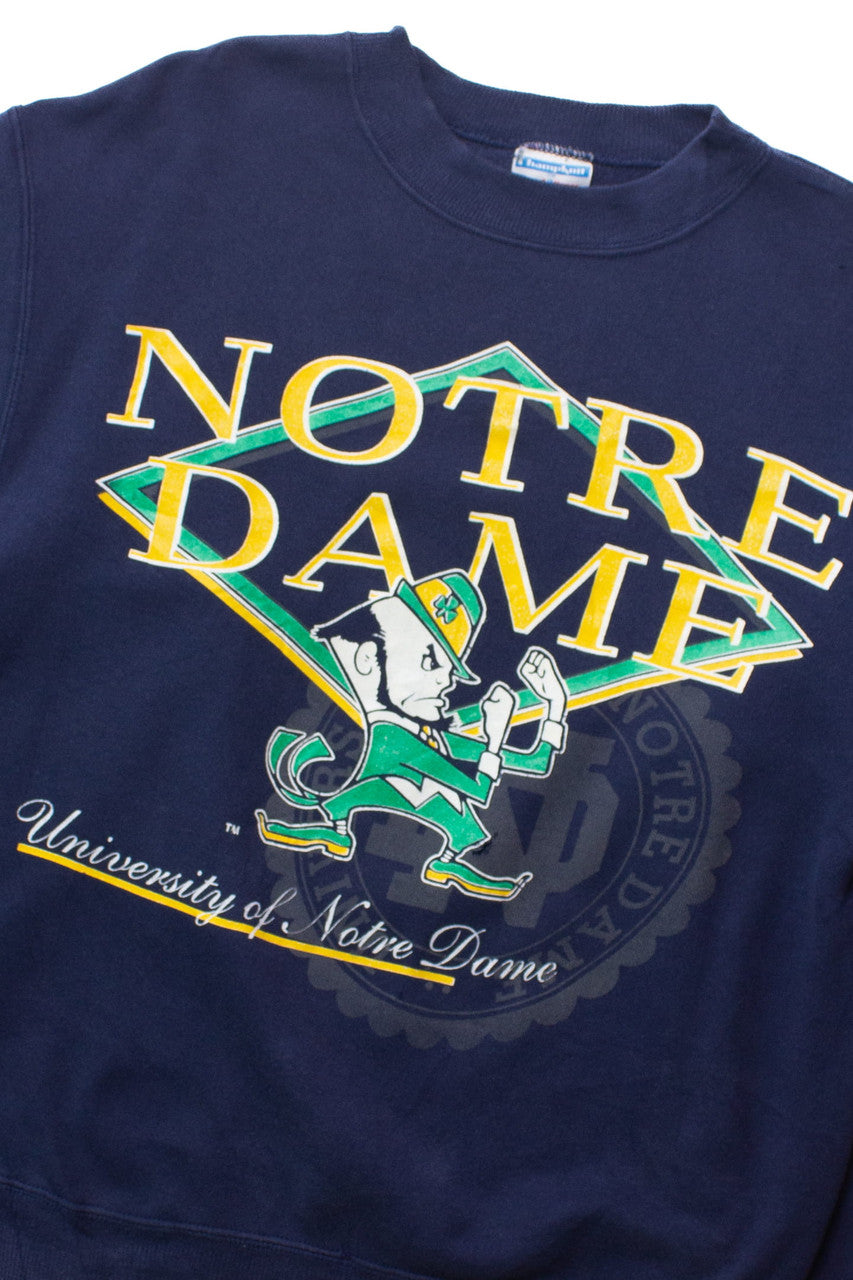 Vintage Notre Dame Sweatshirt (1990s) 1