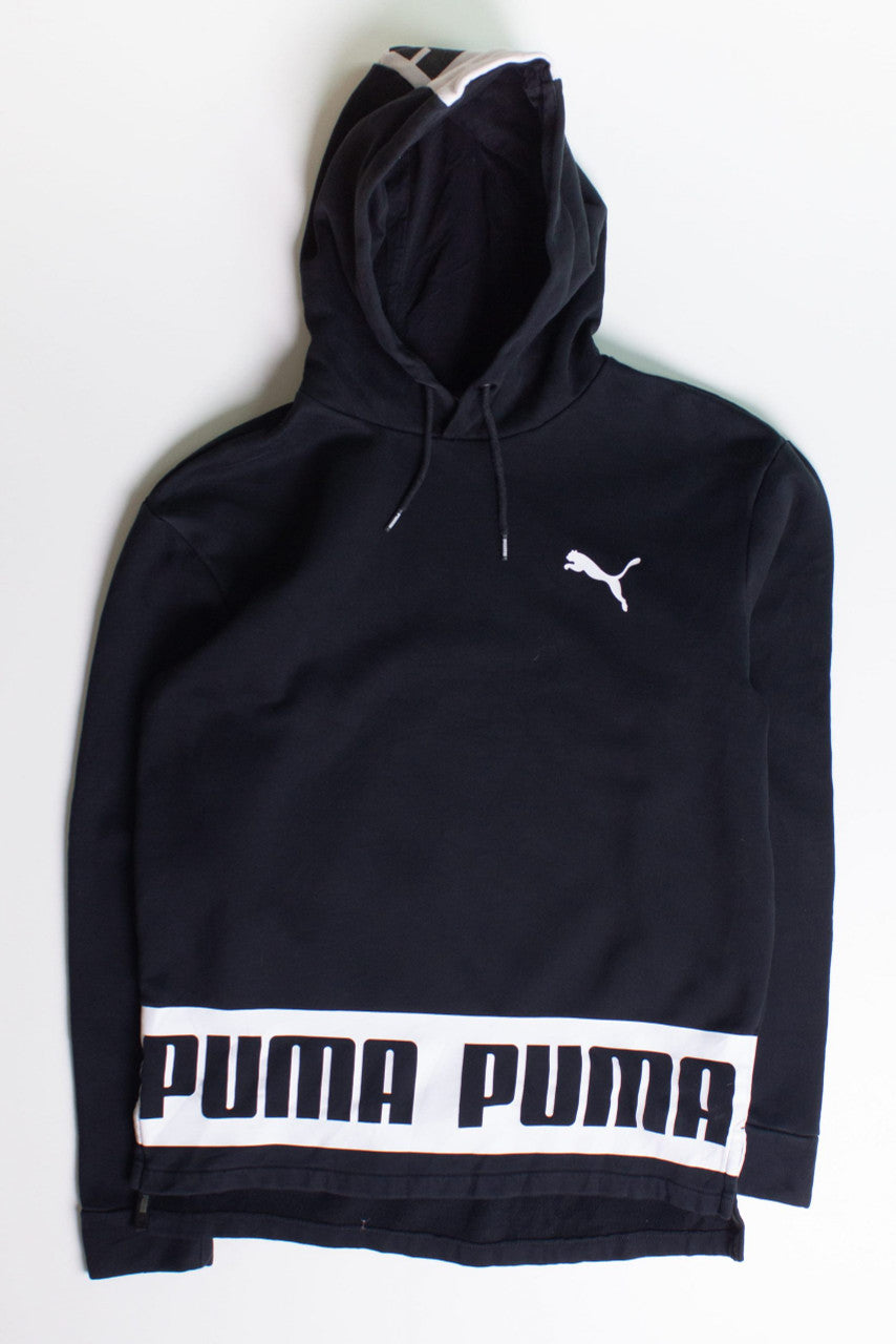 Black Stripe Puma Hoodie (2000s)