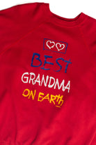 Vintage Best Grandma On Earth Sweatshirt (1990s)