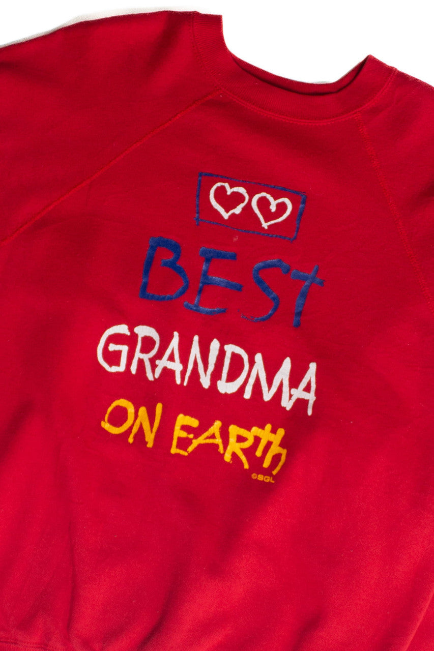 Vintage Best Grandma On Earth Sweatshirt (1990s)