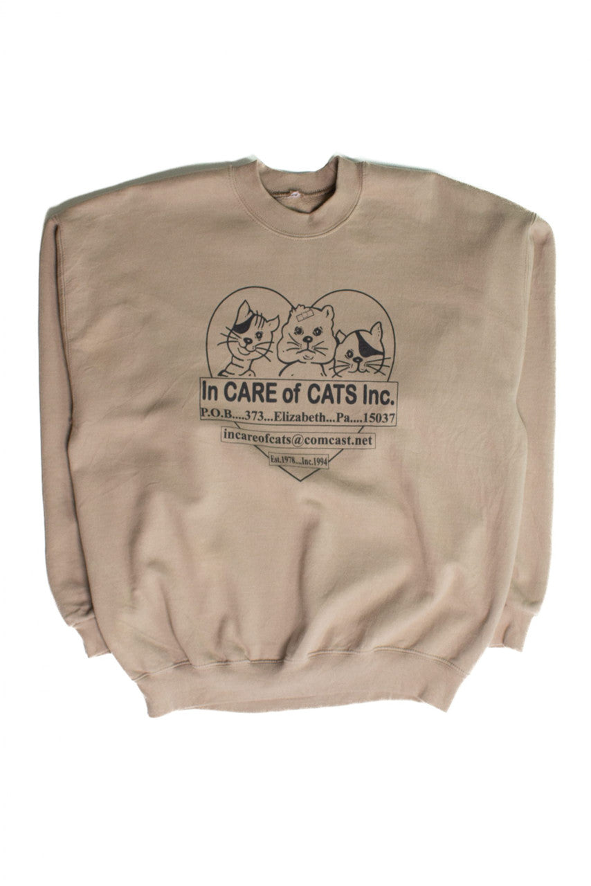 Vintage In Care Of Cats Inc. Sweatshirt (2000s)