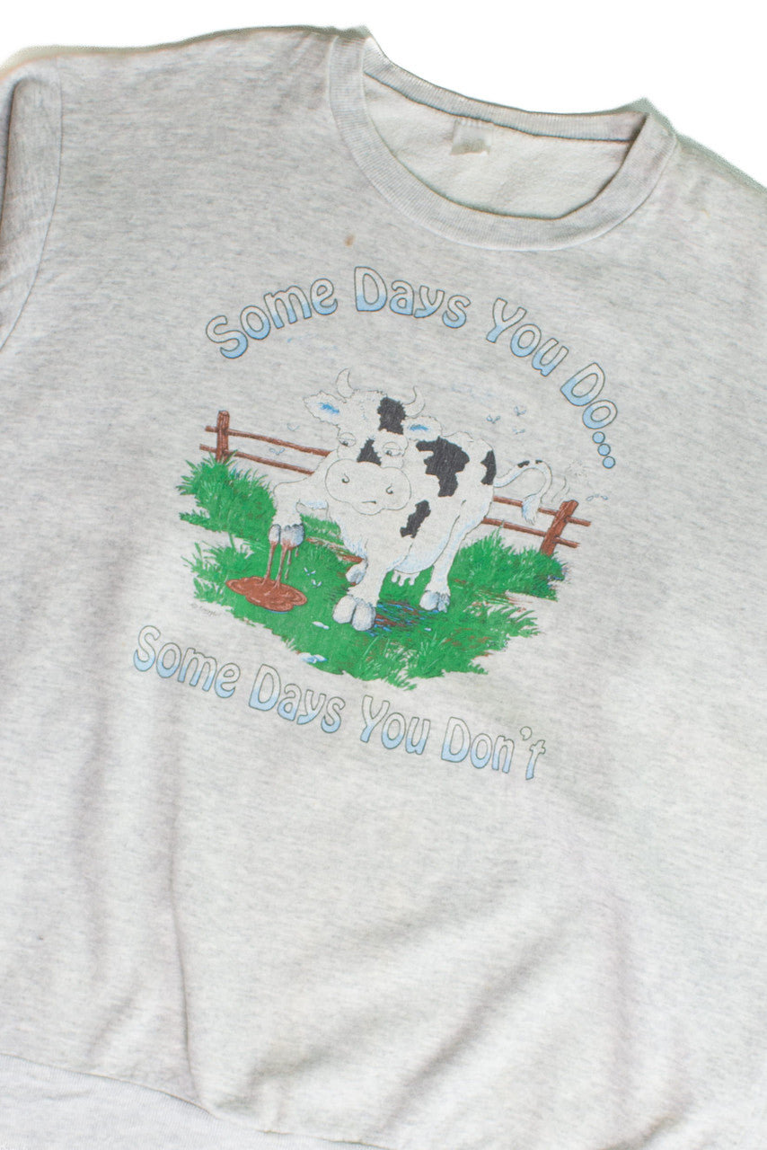 Vintage Cow Pie Sweatshirt (1990s)