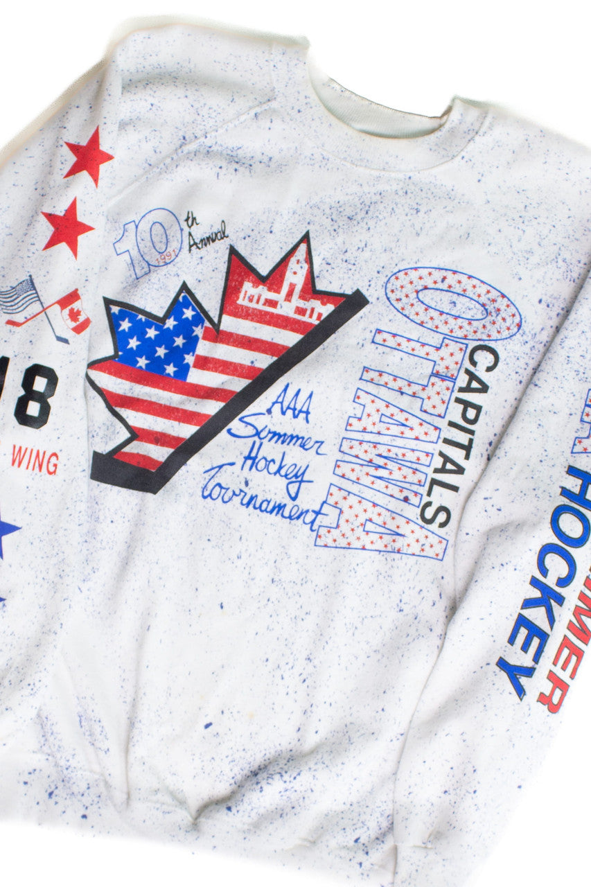 Vintage Ottawa AAA Hockey Tournament Sweatshirt (1991)