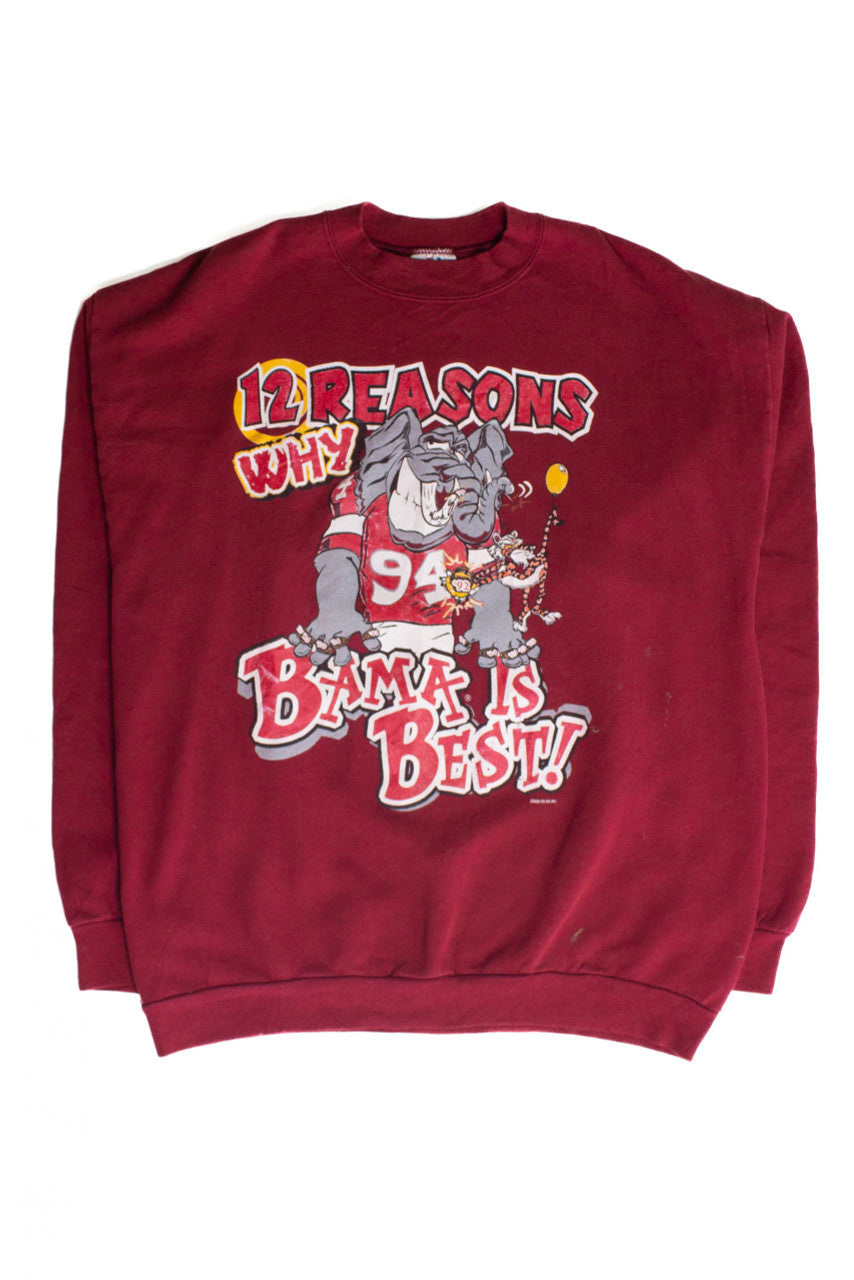 Vintage Bama Is Best Sweatshirt (1990s)