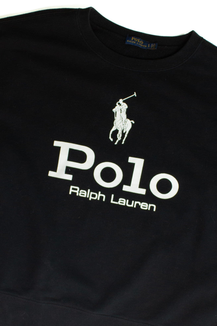 Black Polo By Ralph Lauren Sweatshirt (2000s)