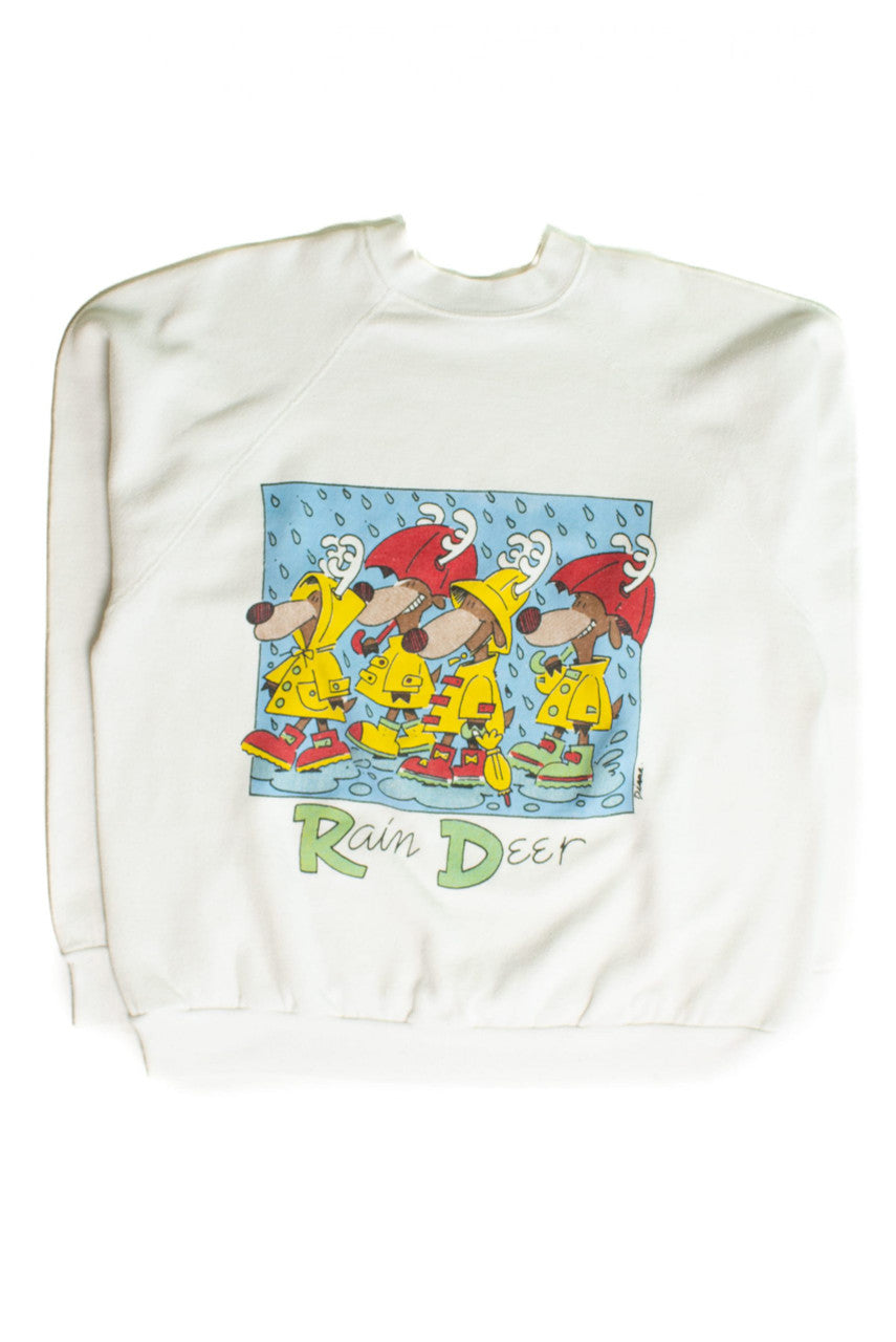 Vintage Rain Deer Sweatshirt (1990s)