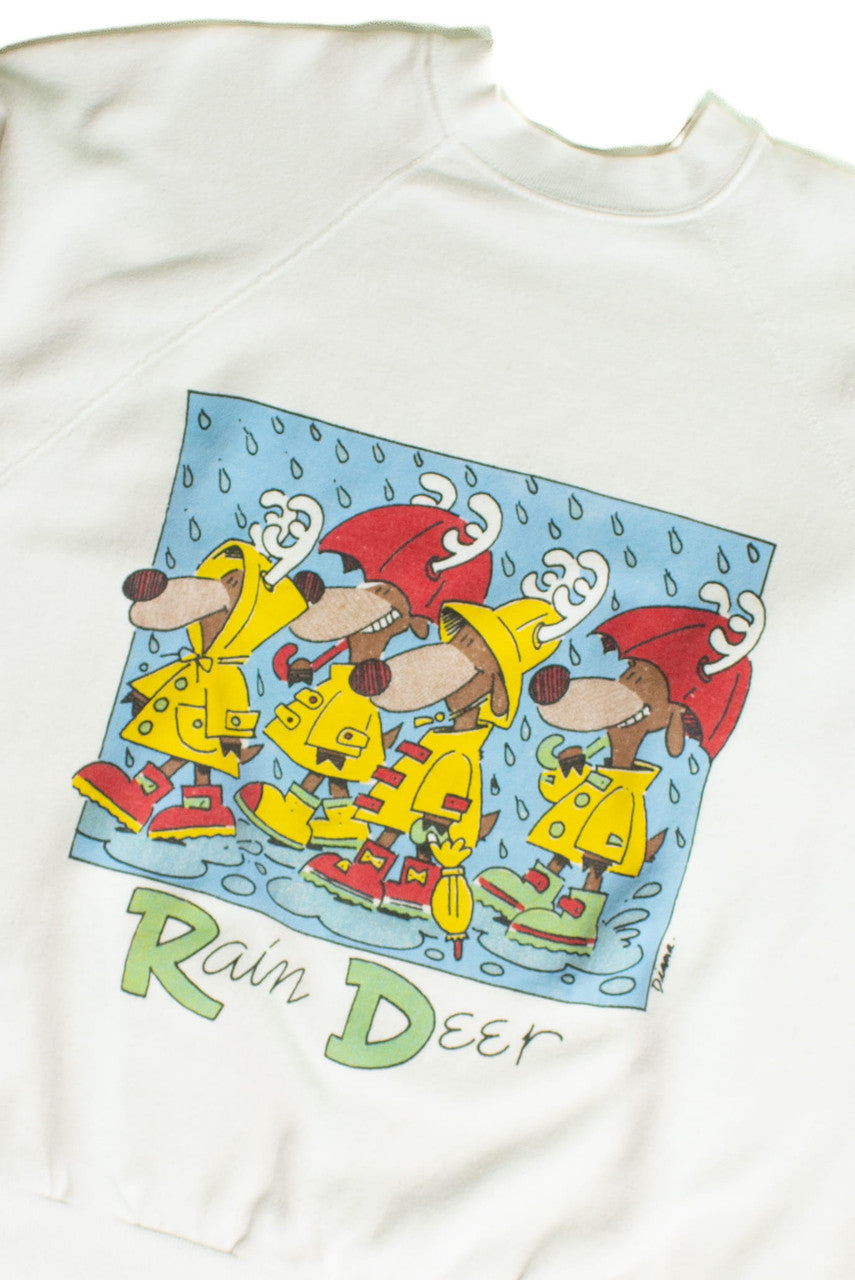 Vintage Rain Deer Sweatshirt (1990s)