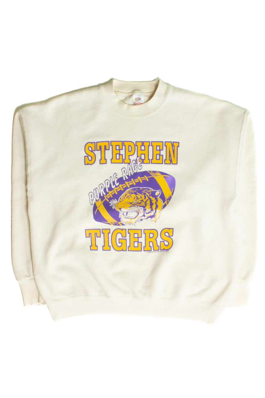 Vintage Stephen Tigers Purple Rage Sweatshirt (1995)
