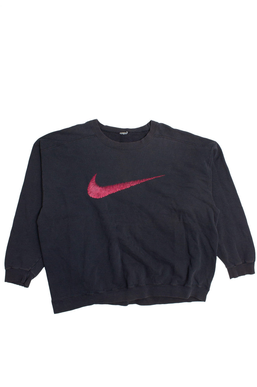 Vintage Red Nike Swoosh Sweatshirt