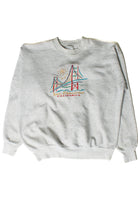 San Francisco California Bridge Embroidery Sweatshirt