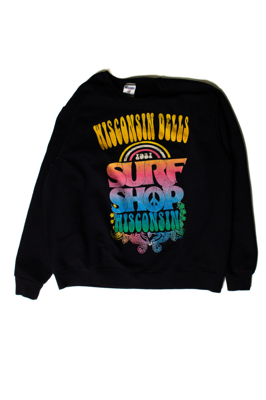 Wisconsin Dells Surf Shop Jerzees Sweatshirt