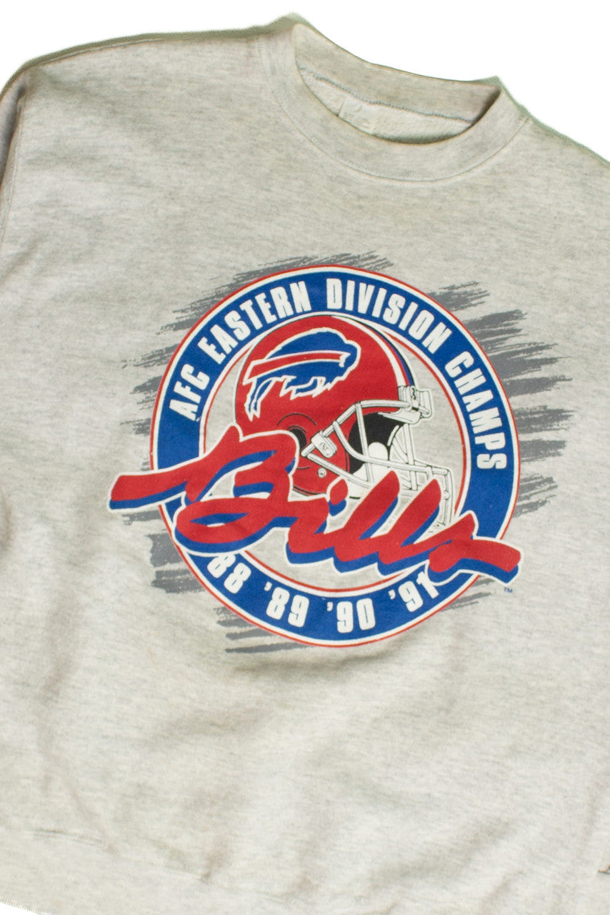 Vintage Buffalo Bills 4-Time Division Champs Sweatshirt (1990s)