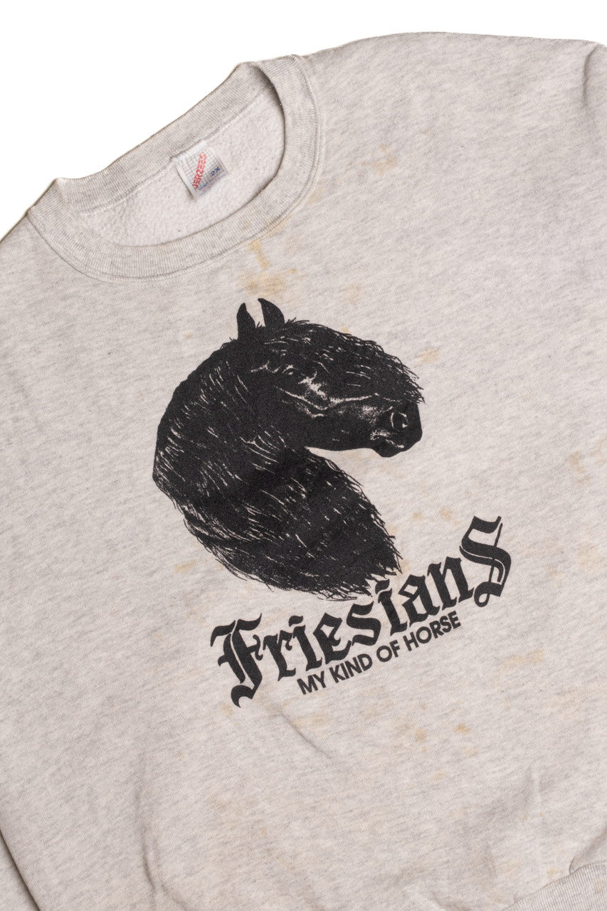 Friesians Horse Sweatshirt 8428