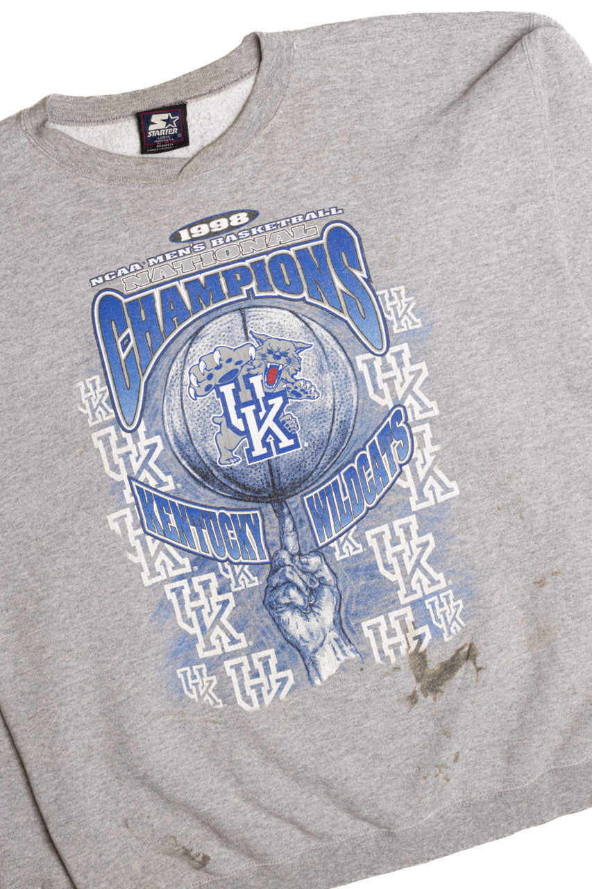 1998 Champions Kentucky Wildcats Sweatshirt 8429