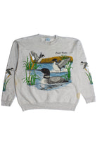 Vintage Loons In Water Sweatshirt (1990s)