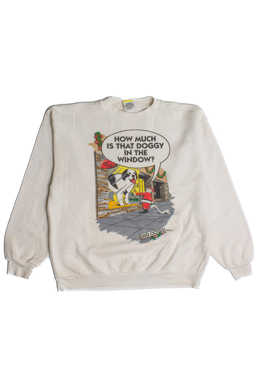 Vintage Big Dogs Phrase Sweatshirt (1990s)