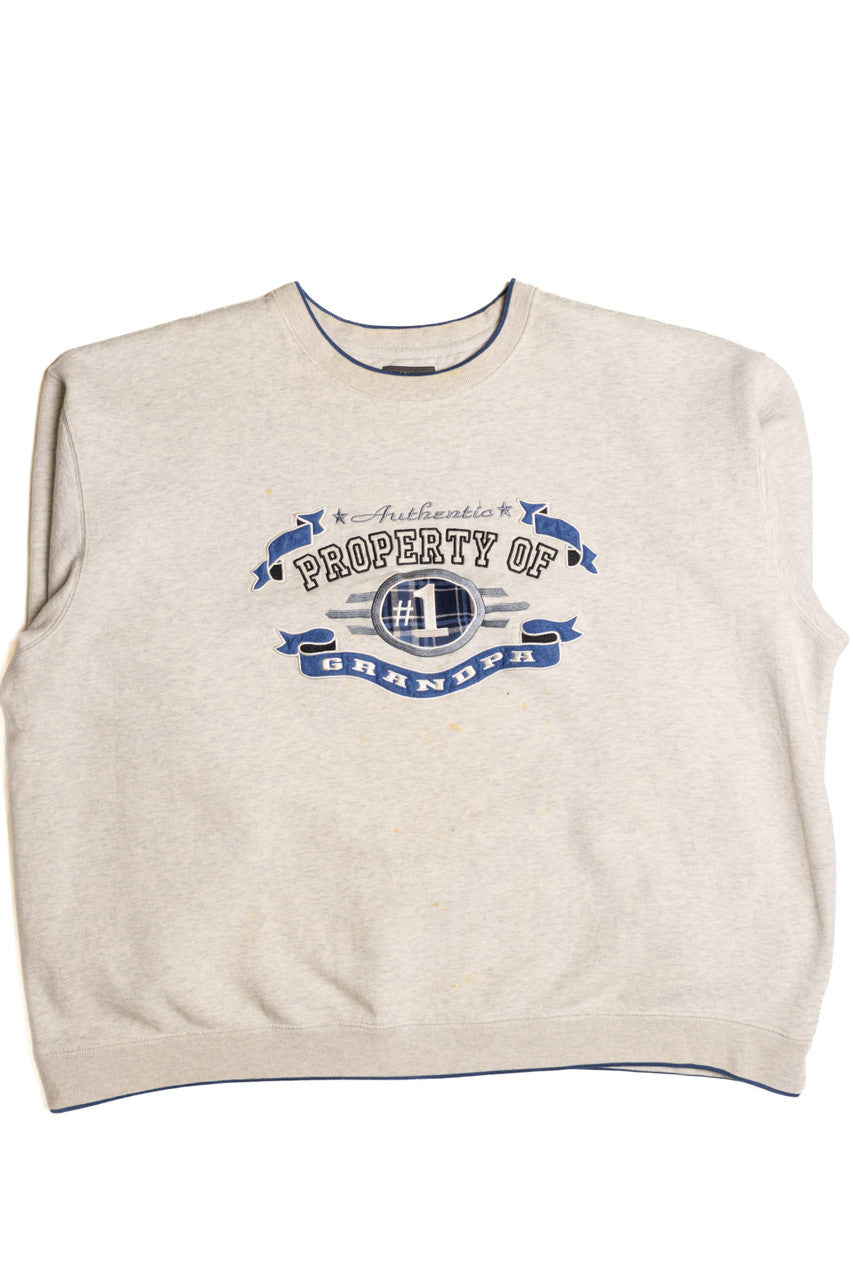 Authentic Property of Grandpa Sweatshirt 8514