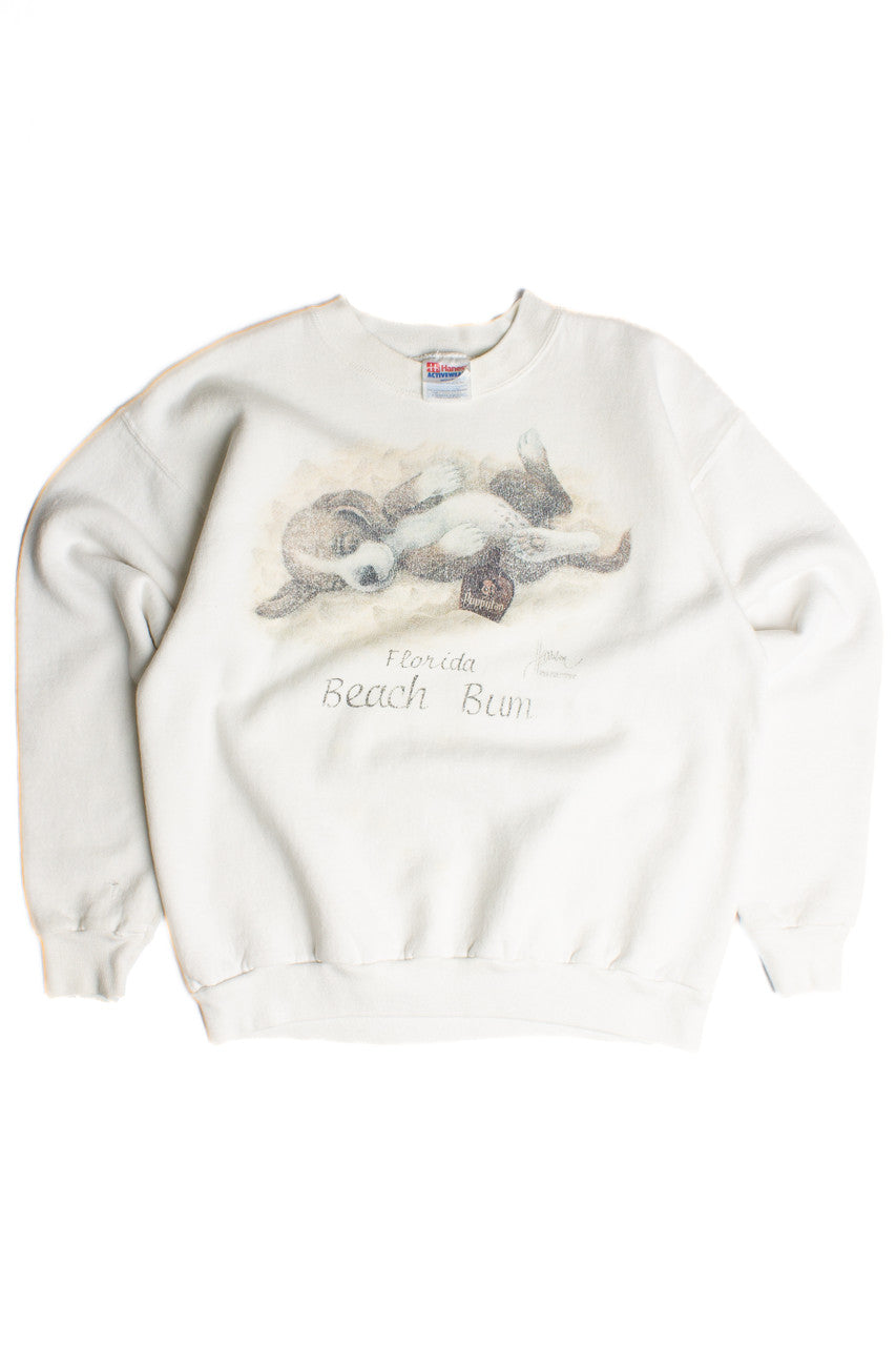 Vintage Florida Beach Bum Sweatshirt (1990s)