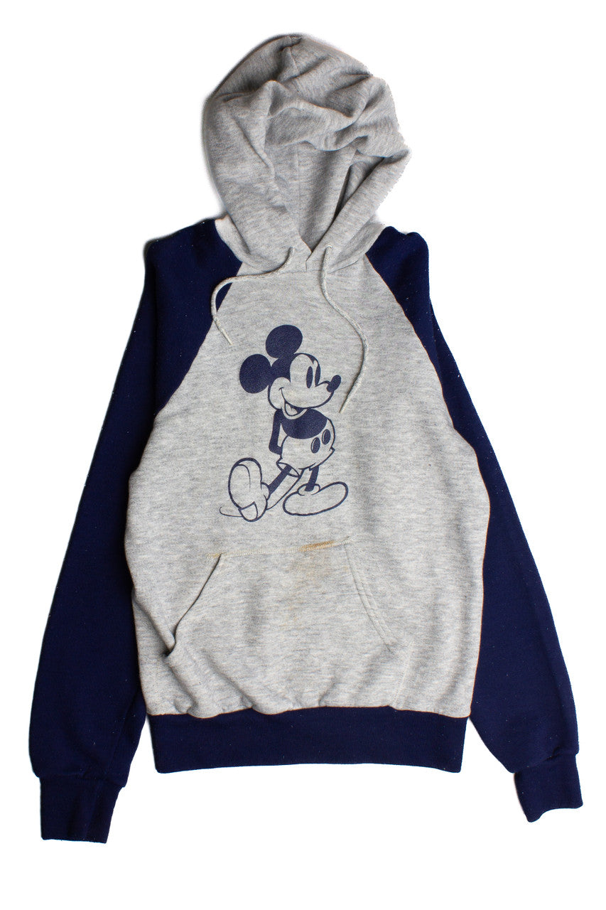 Recycled Mickey Mouse Hoodie Sweatshirt (2000s) 8596