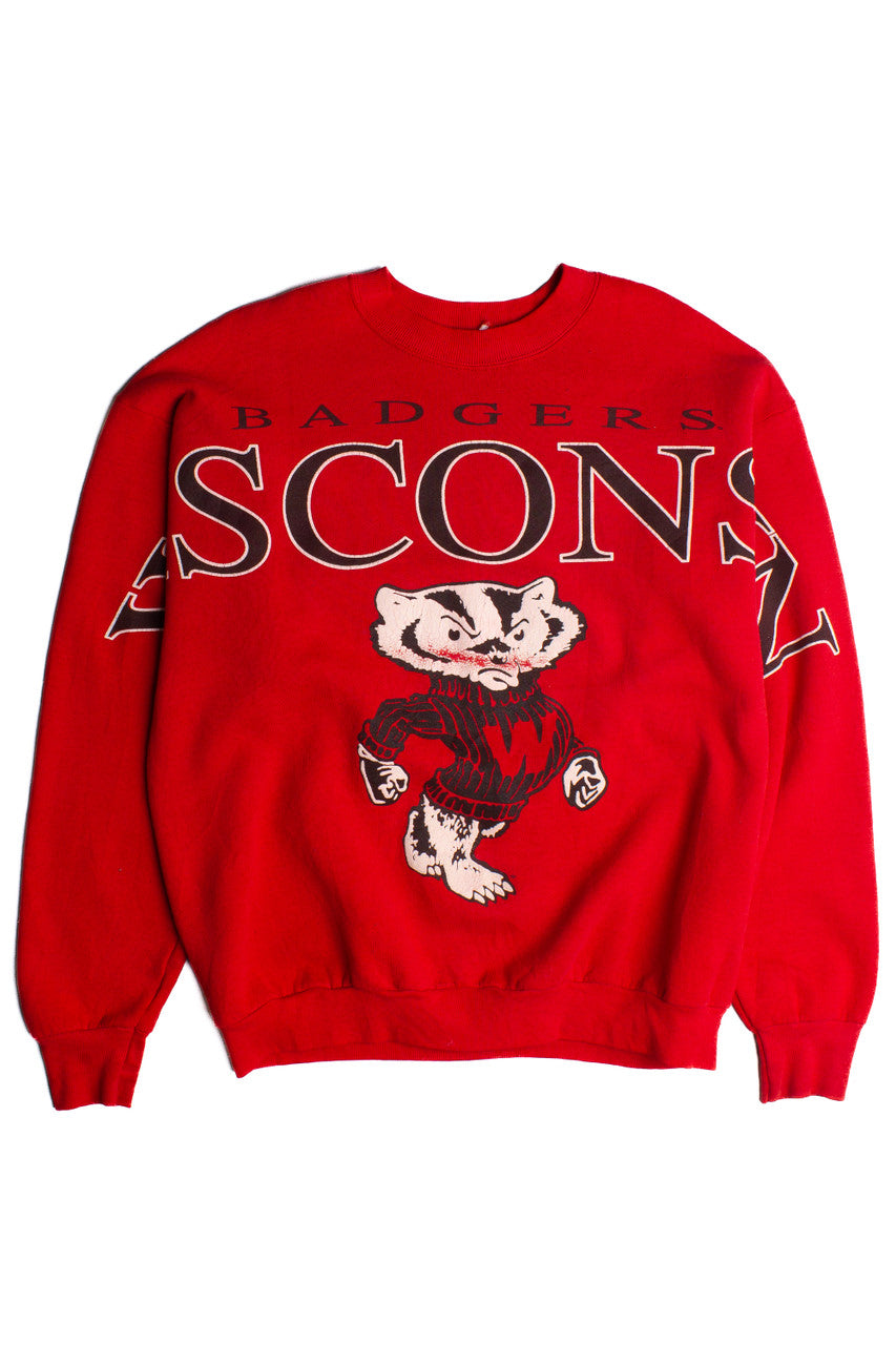 Vintage Wisconsin Badgers Sweatshirt (1990s) 8602
