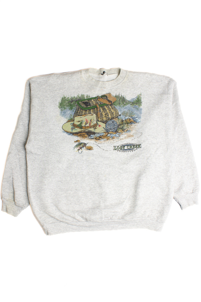 Vintage Ready For Fishin' Sweatshirt (1990s) 8626