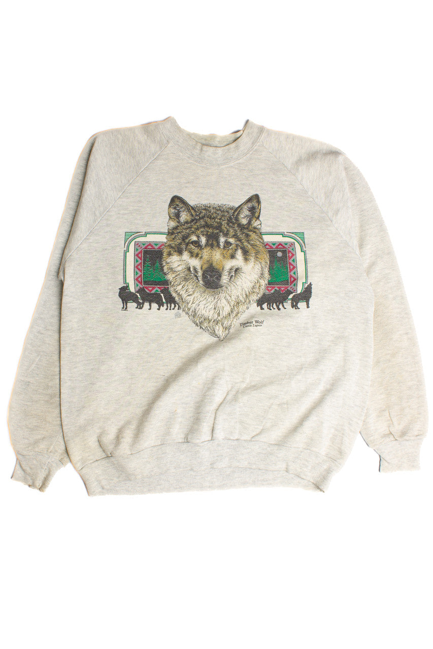 Vintage Wolf Sweatshirt 8644