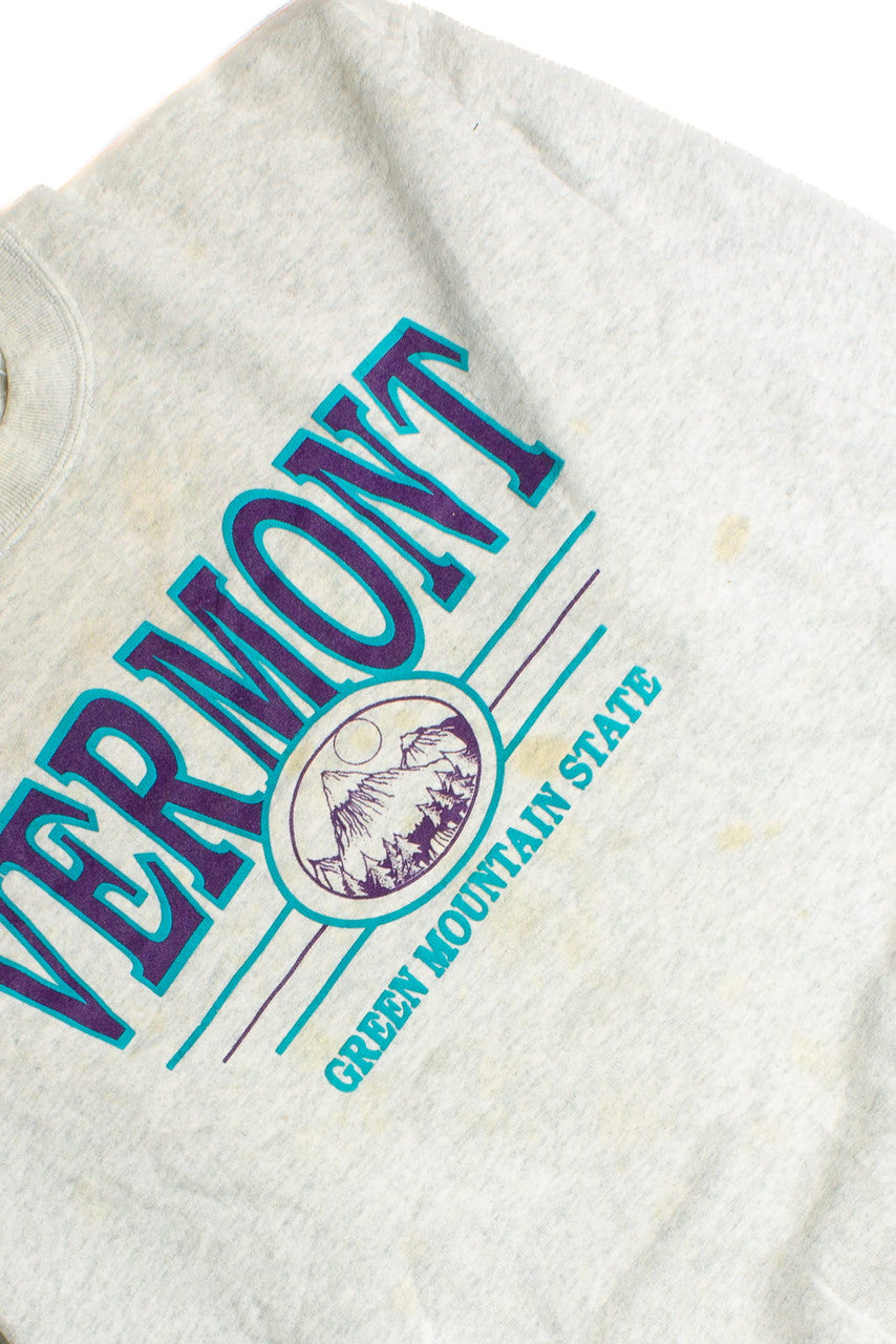 Vintage Vermont Mountain State Sweatshirt (1990s) 8649