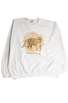 Vintage Tiger Phrase Sweatshirt 8659